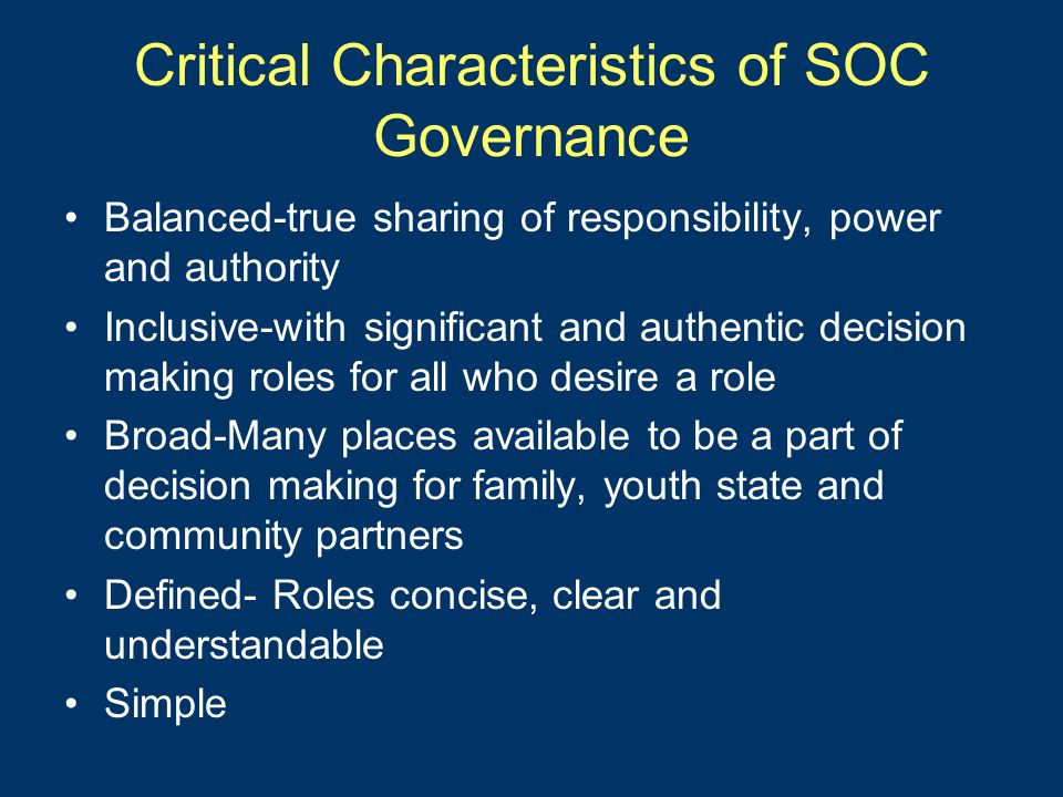 Major characteristics of good governance